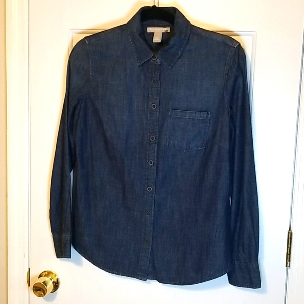 Banana Republic Denim Long Sleeve Button Down